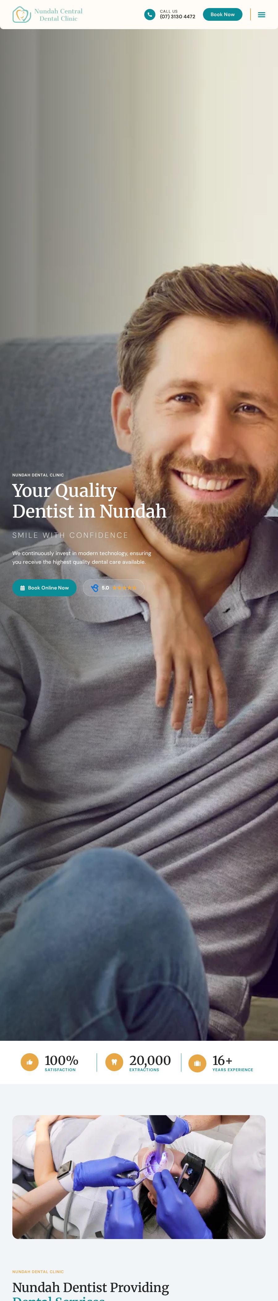 Nundah Dental landing page
